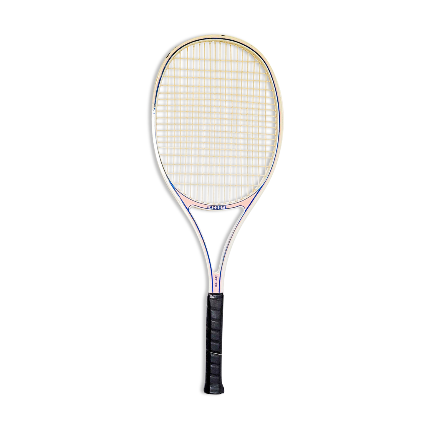 Vintage pink LACOSTE tennis racket