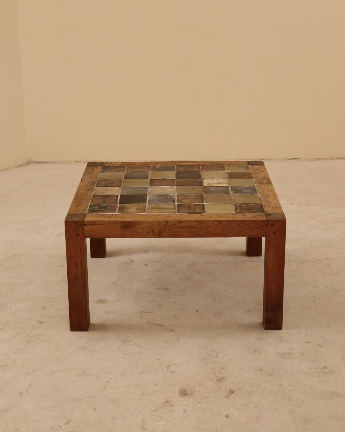 Glazed ceramic coffee table, Jean-Michel Doix, France, 1980s
