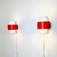 Curved Cylindrical Wall Lamps By J.J.M. Hoogervorst For Anvia Nederland, The Netherlands 1960S