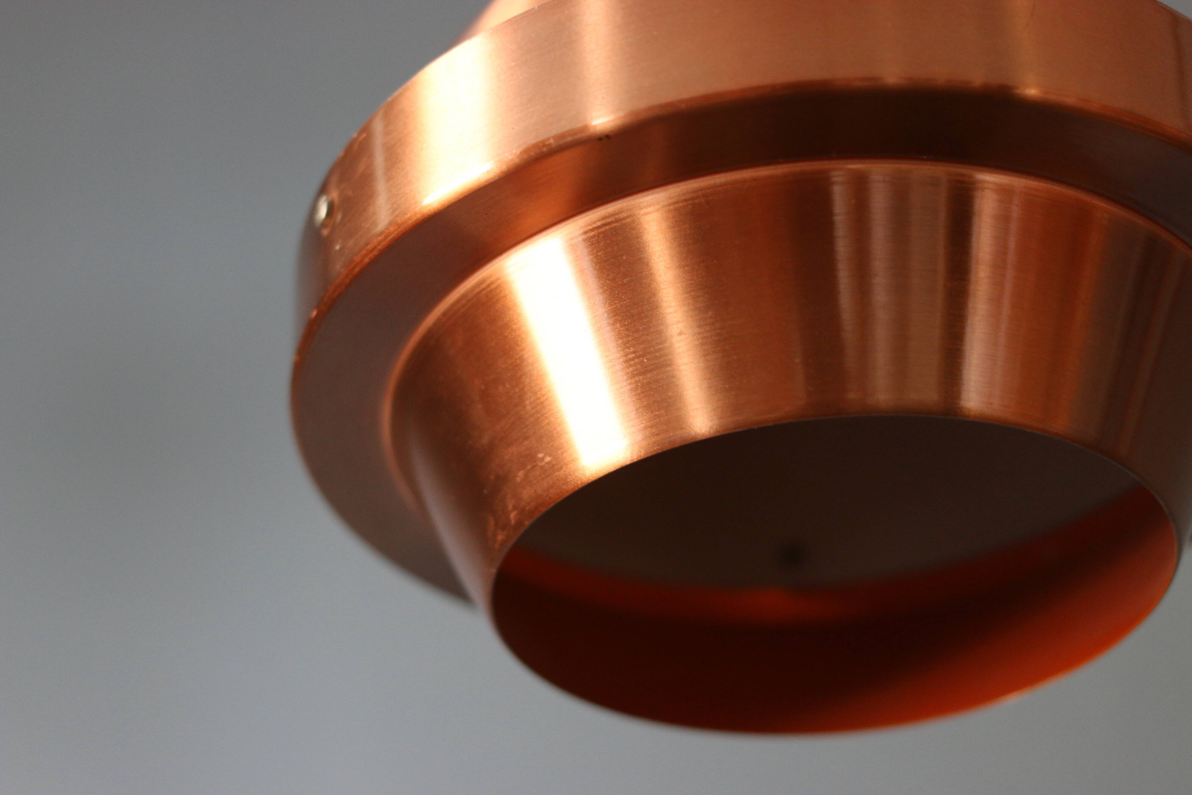 Suspension scandinave vintage laiton 1960