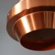 Vintage Scandinavian brass pendant light, 1960s