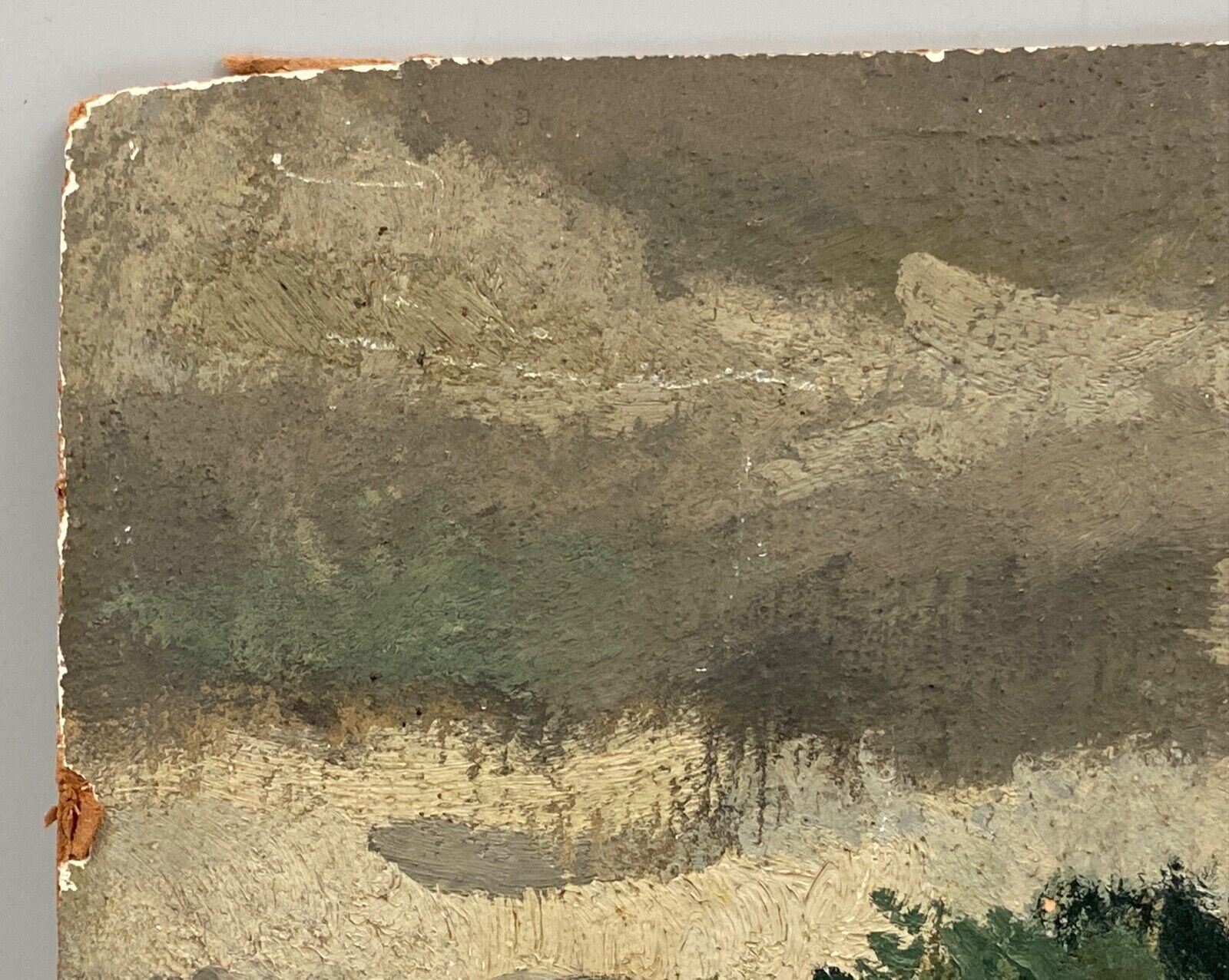 OIL ON CARDBOARD BY JEAN DENIS MALCLES LANDSCAPE 1933