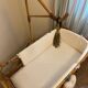 Rattan baby bed