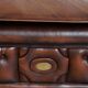 Chesterfield 2.5 seater sofa in brown English cowhide leather