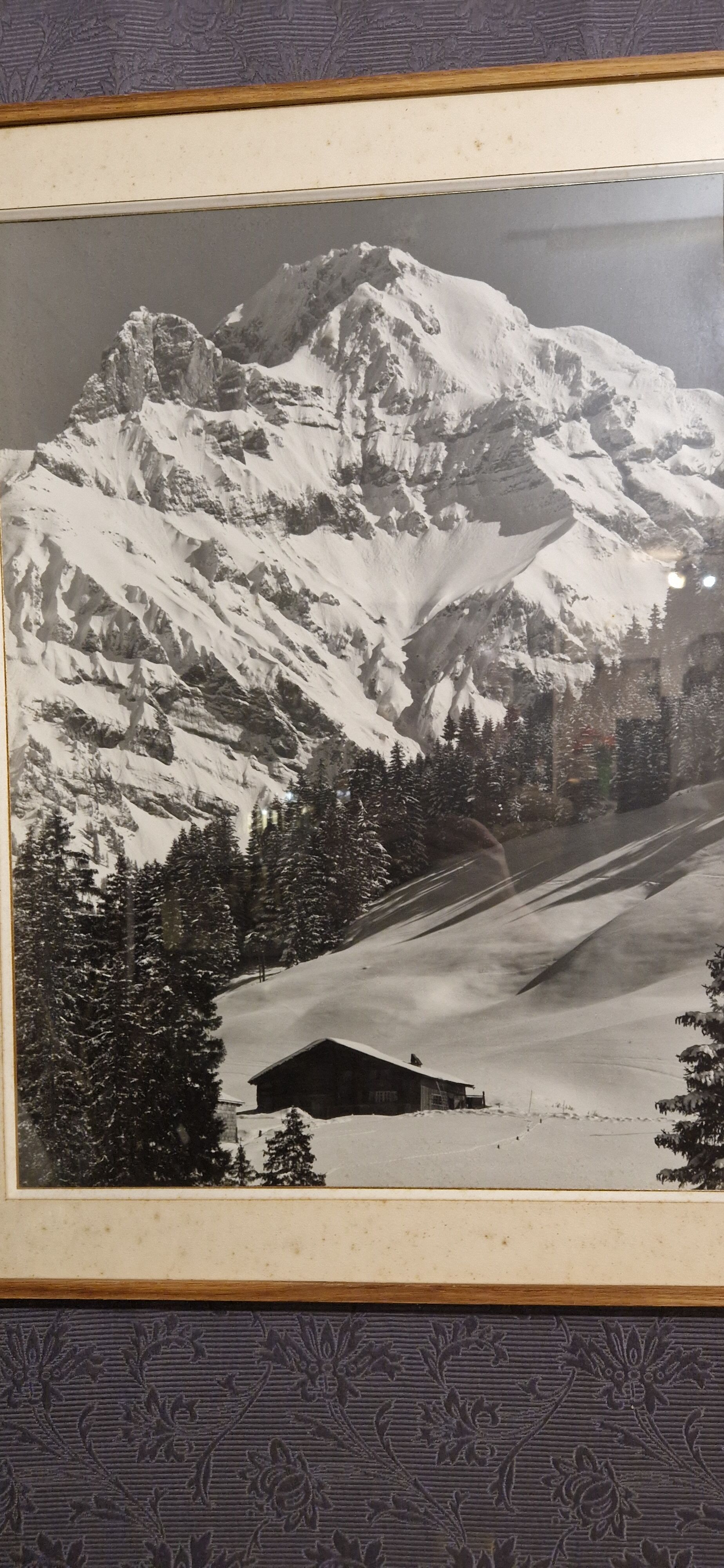 Vintage mountain photo