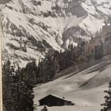 Vintage mountain photo