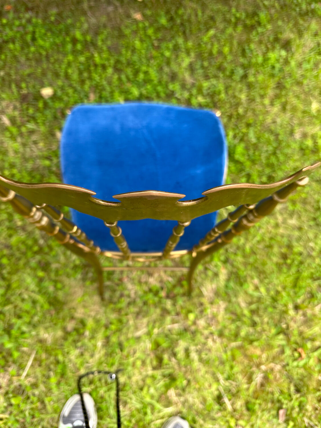 Brass chair charivari