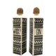 Mid-century set of 2 ceramic bottles, Staffel Limburg Germany, 1960s
