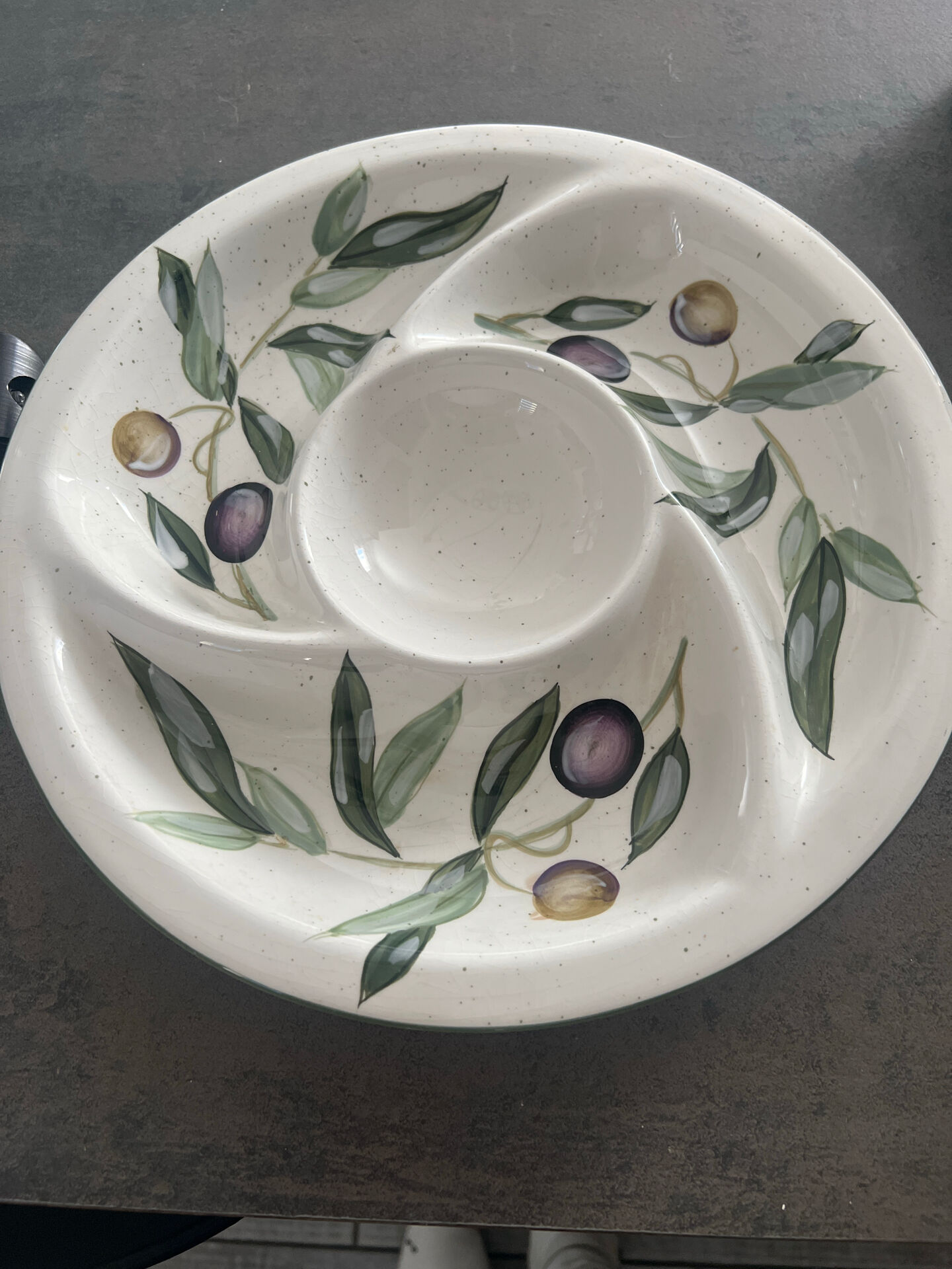 Dish, aperitif, ceramic