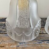 Pair of new electrified Art Deco wall lamps