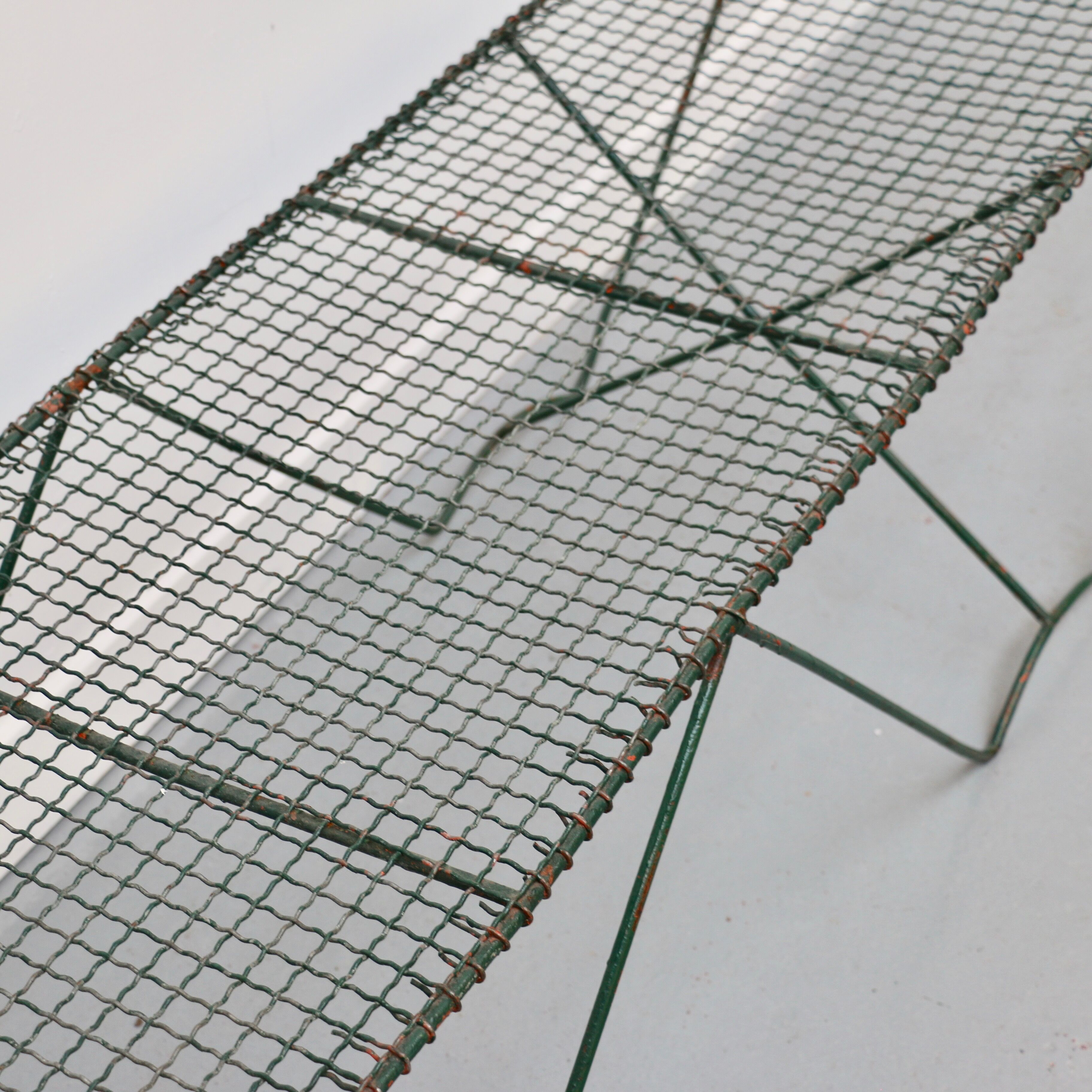 Large metal coffee table