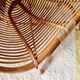 Pair of vintage basket chairs in rattan – Riviera style 1960