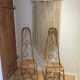 Lot of two rattan chairs