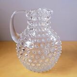 Bohemian crystal carafe with diamond tips