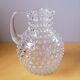 Carafe en cristal de bohème pointes de diamants