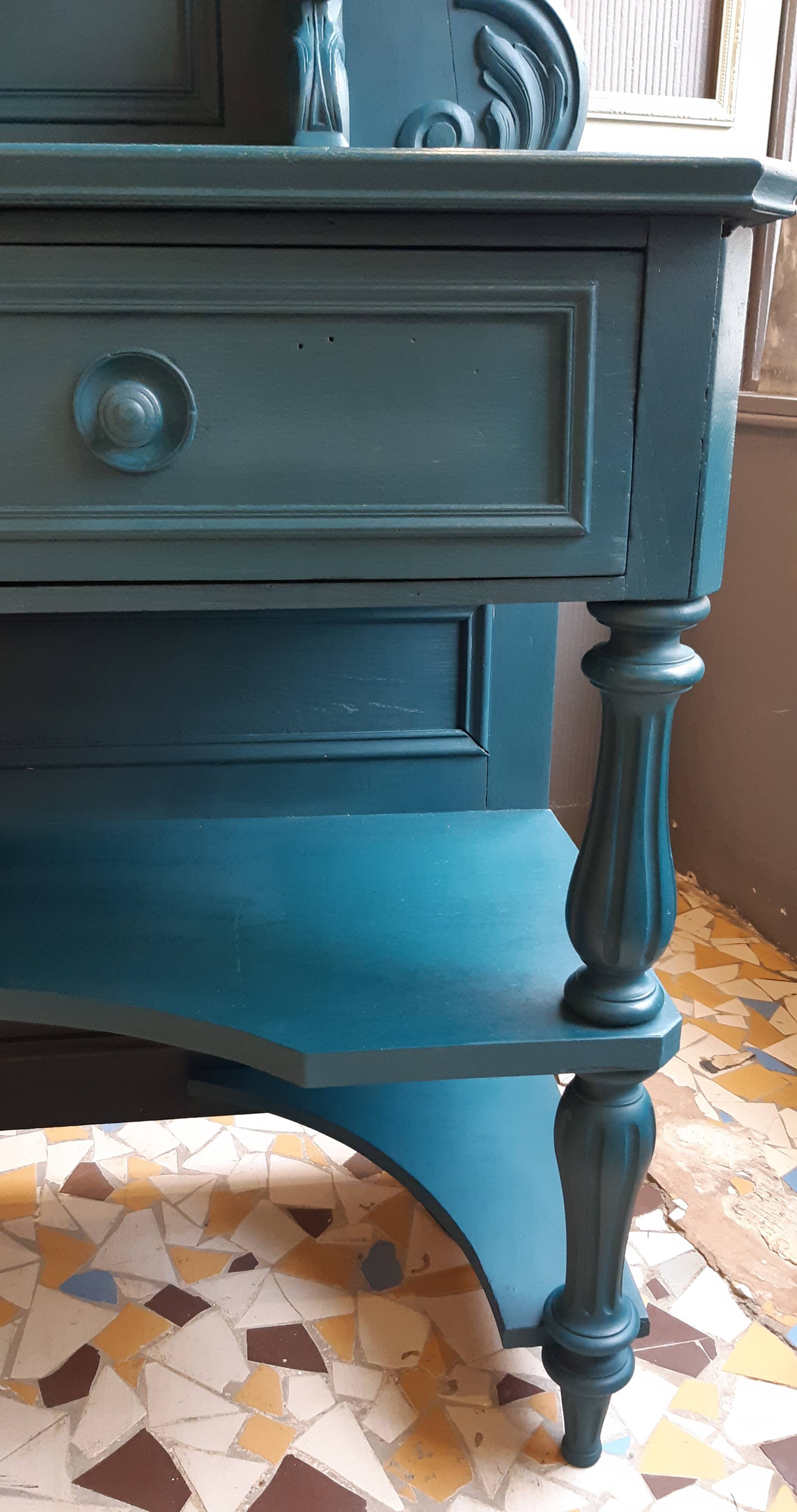 Blue cupboard