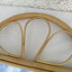 Mirror in bamboo and vintage rattan deco, 61x37 cm