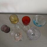 6 Verres à pieds