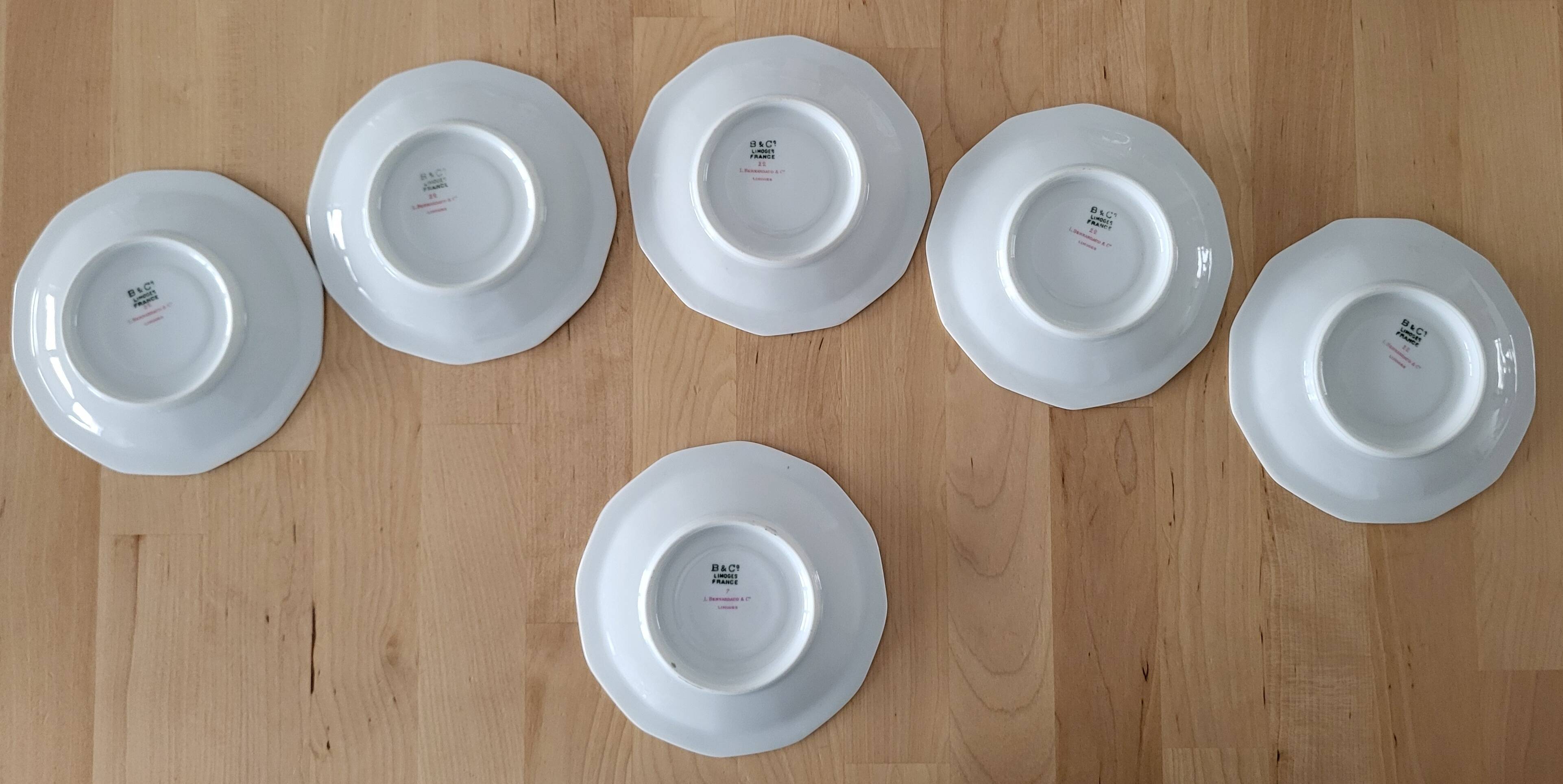Art Deco coffee/tea service Bernardaud Limoges 1930s