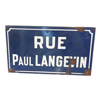 Plaque de rue