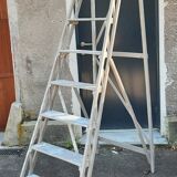 Large all-wood stepladder