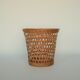 Vintage paper basket in rattan