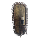 Polish brutalist wall lamp, 1970s