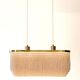 Hans Agne Jakobsson Silk fringe & brass pendant model T607, circa 1960.