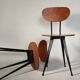 Paire chaise design industriel vintage