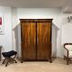 Empire Armoire in Walnut Veneer & Brass, Vienna, 1815