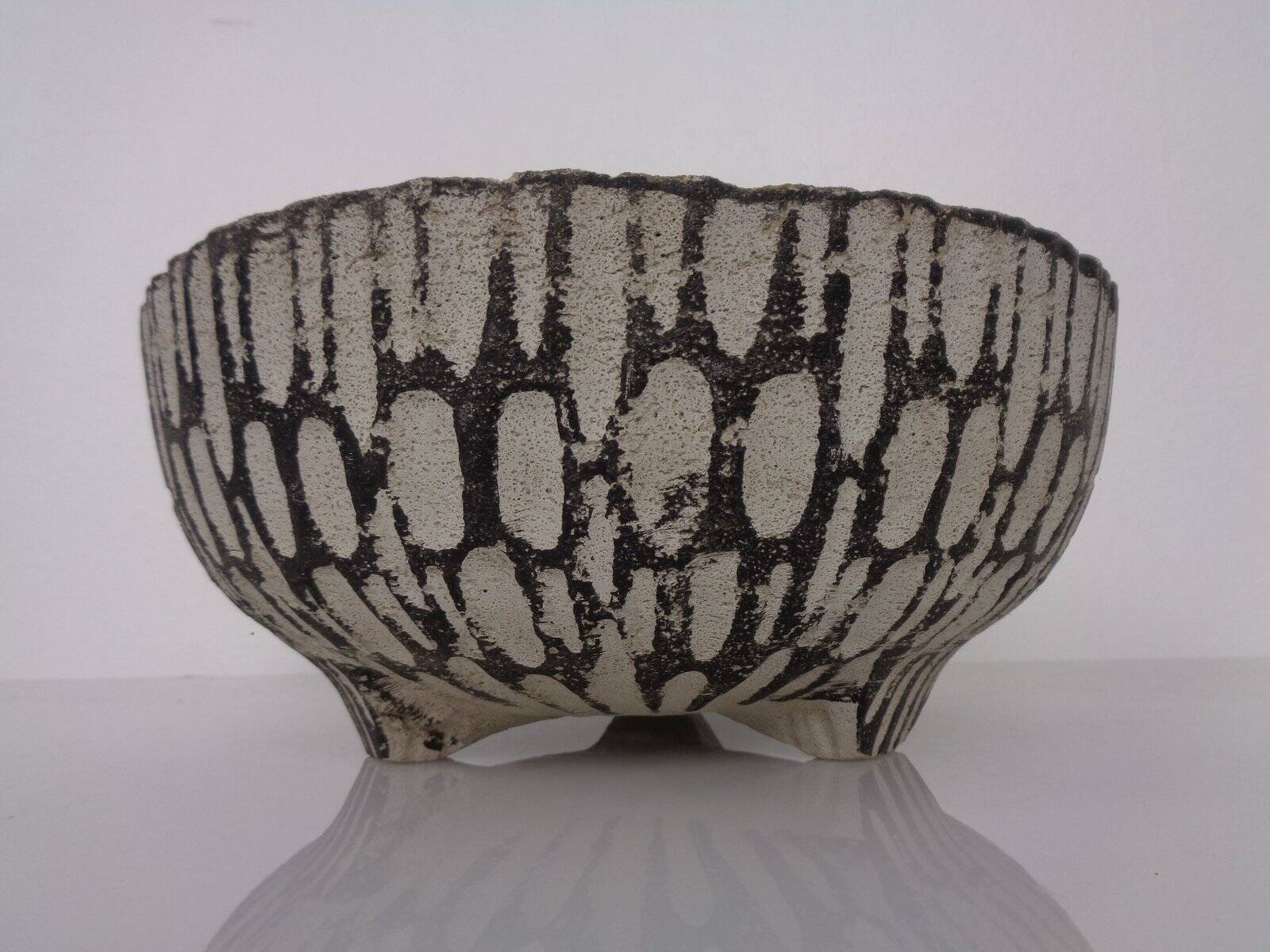 Mid-Century Concrete Planters, 1960s, Set of 2