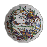 Old eighteenth eighteenth earthenware plate