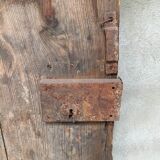 Old larch door