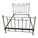 Lit en laiton dore 140 x 190 en couchage