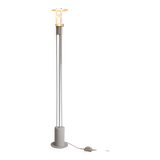Vintage white floor lamp from 3-line series by Benny Frandsen - award wining minimalist design from