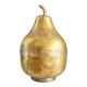 Golden brass pear box