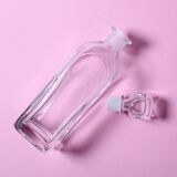 Mid-Century Luigi Bormioli Crystal Whiskey Decanter with Stopper