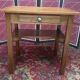 Vintage pine toilet table