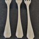 Christofle - Set of 8 table forks model Boréal in silver-plated metal