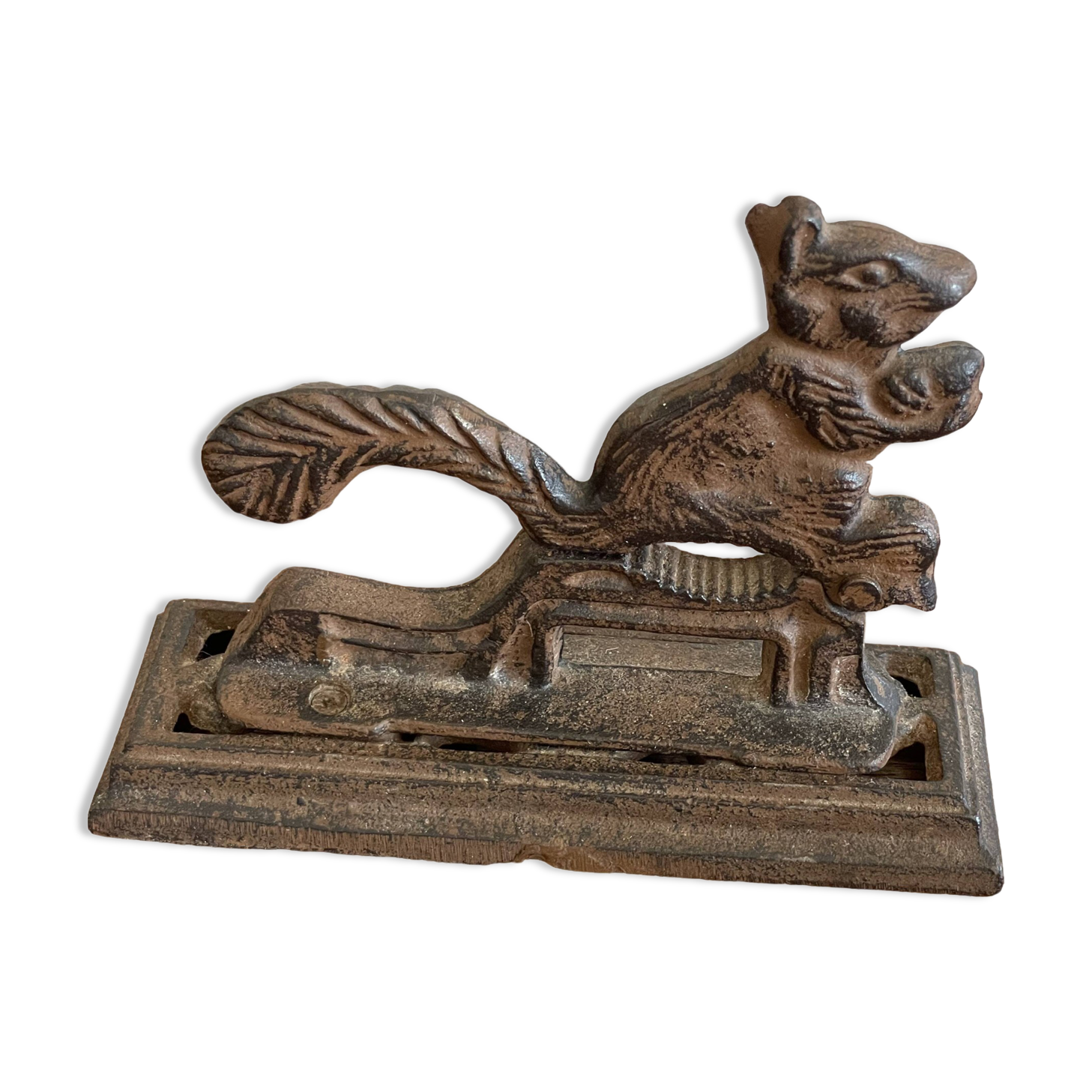 Cast iron squirrel nutcracker