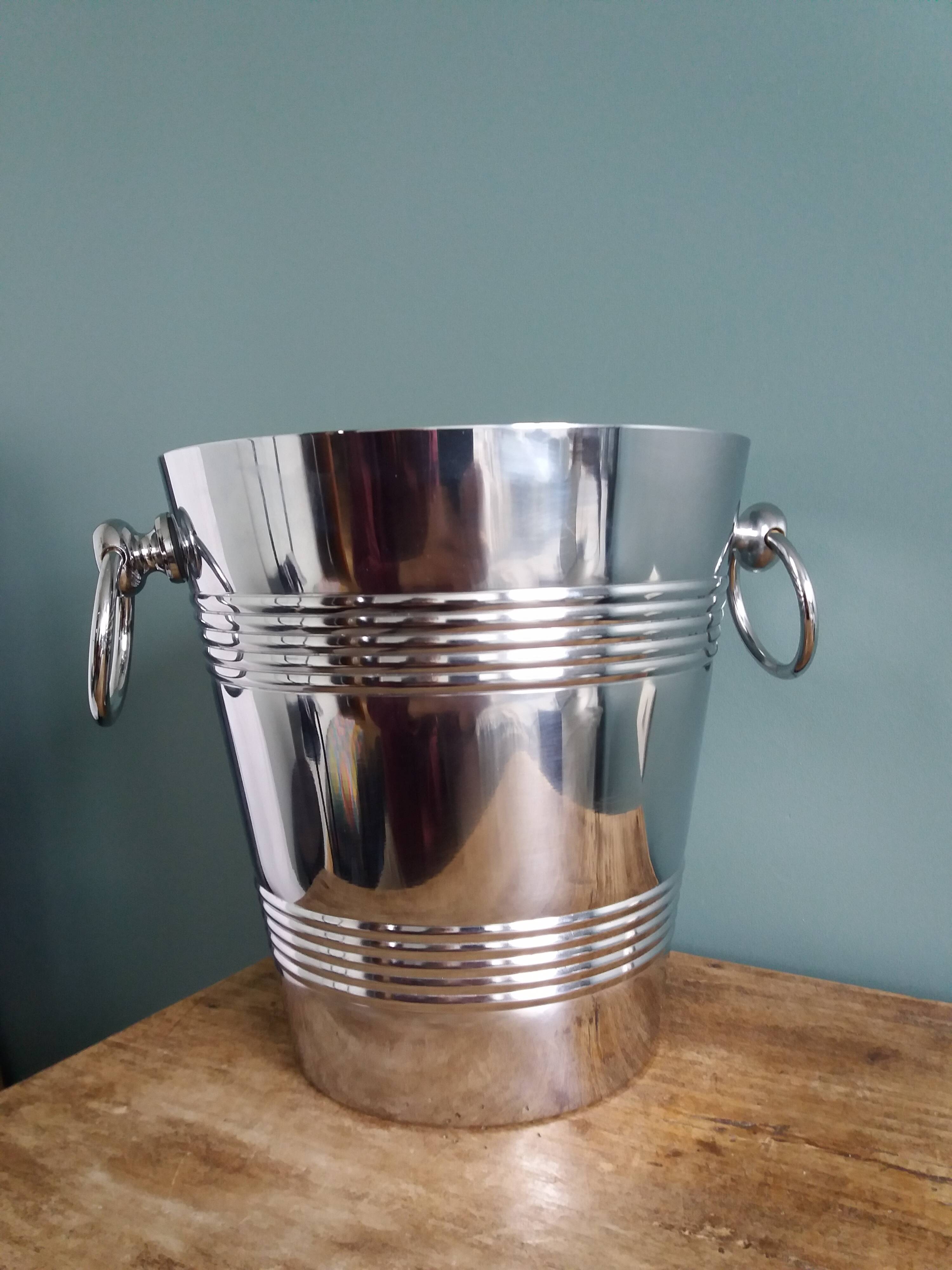 Silver-plated champagne bucket