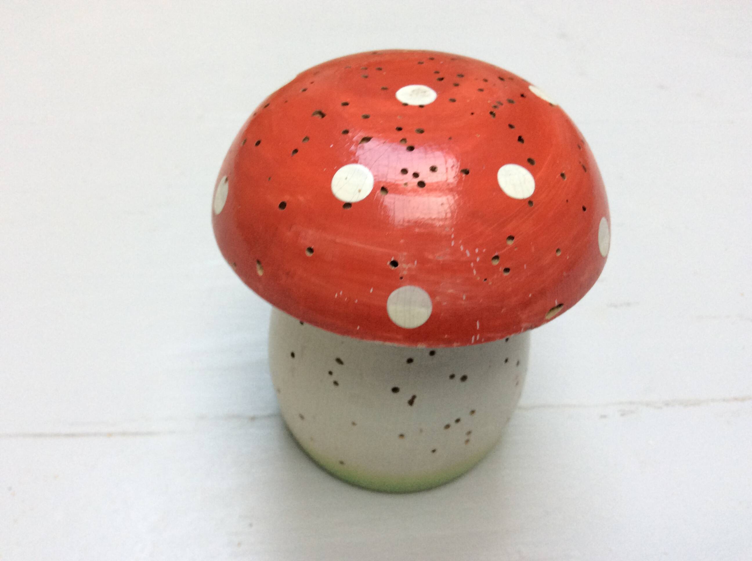 Mushroom piggy bank