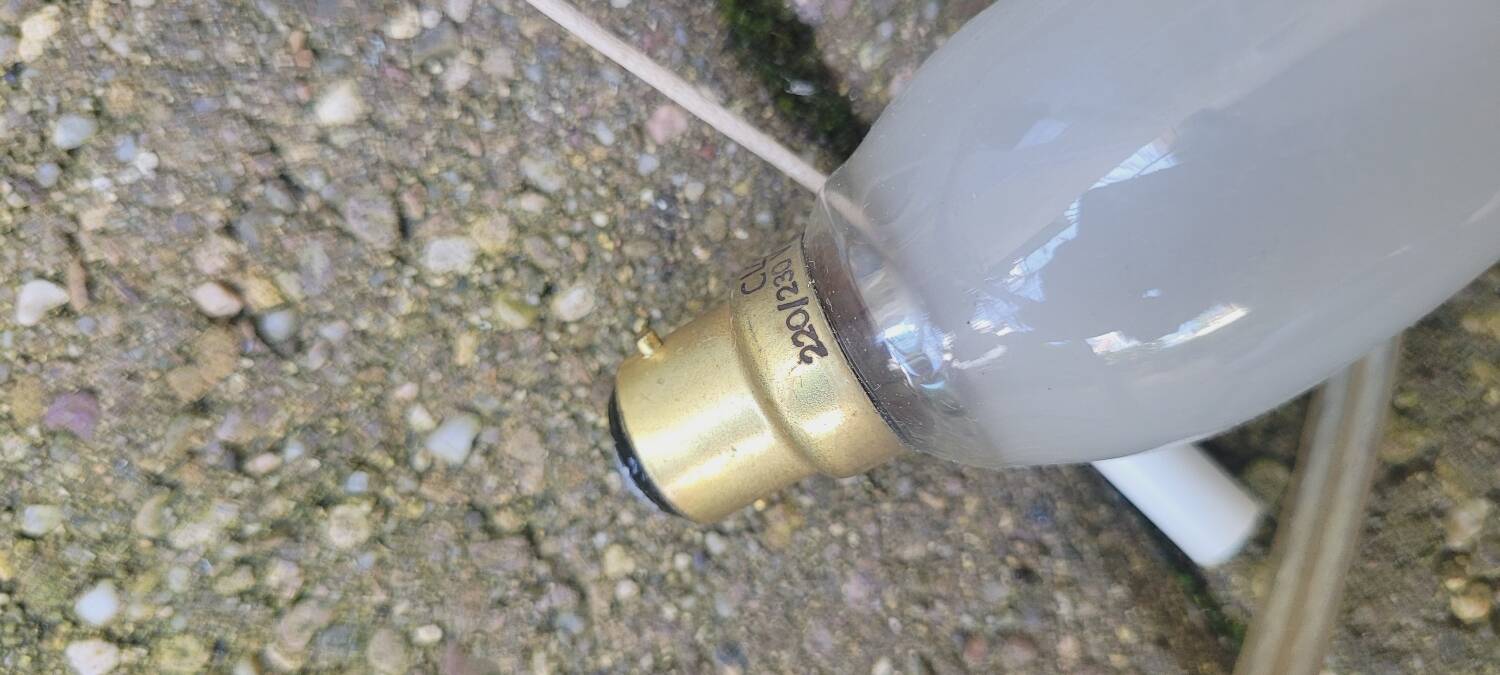 Pair of 60's Perspex wall lights