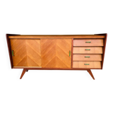 Vintage enfilade in ash and mahogany circa 1950s