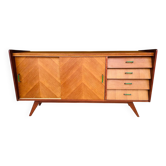 Vintage enfilade in ash and mahogany circa 1950s