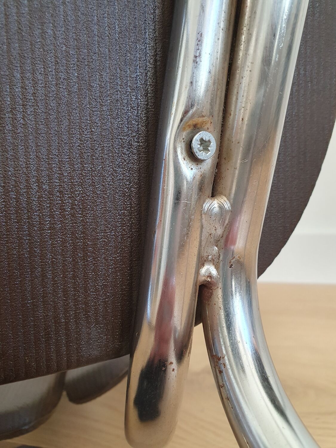 Pair of LeGal vintage petal chairs