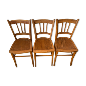 suite de 3 chaises de