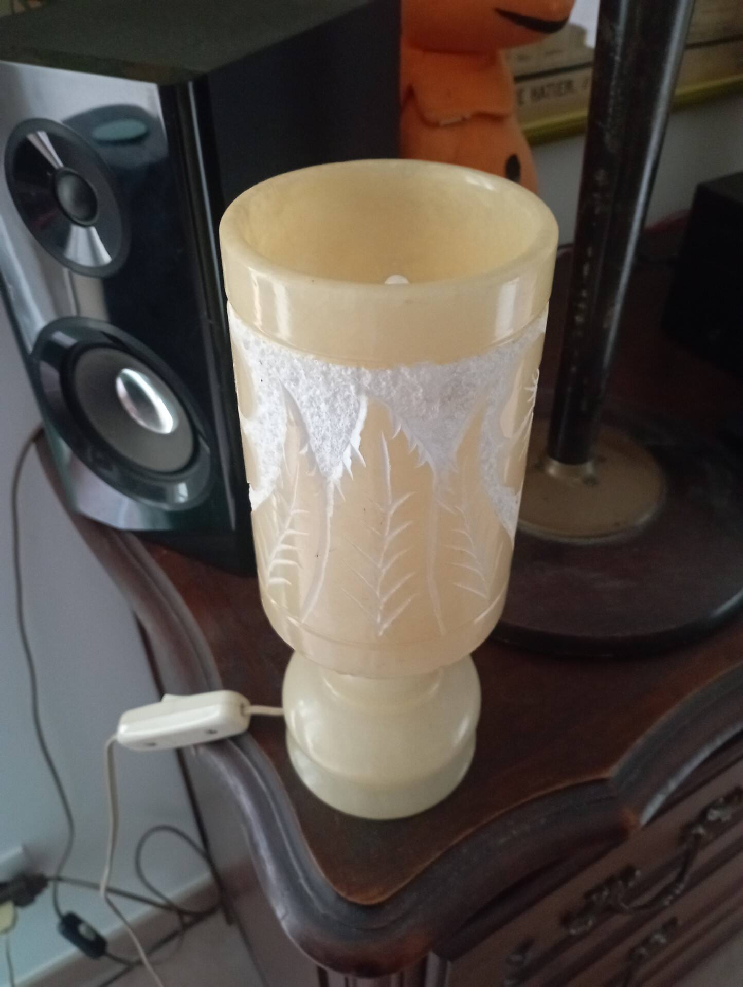 Vintage alabaster lamp