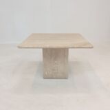 Italian Travertine Coffee Table, 1980's