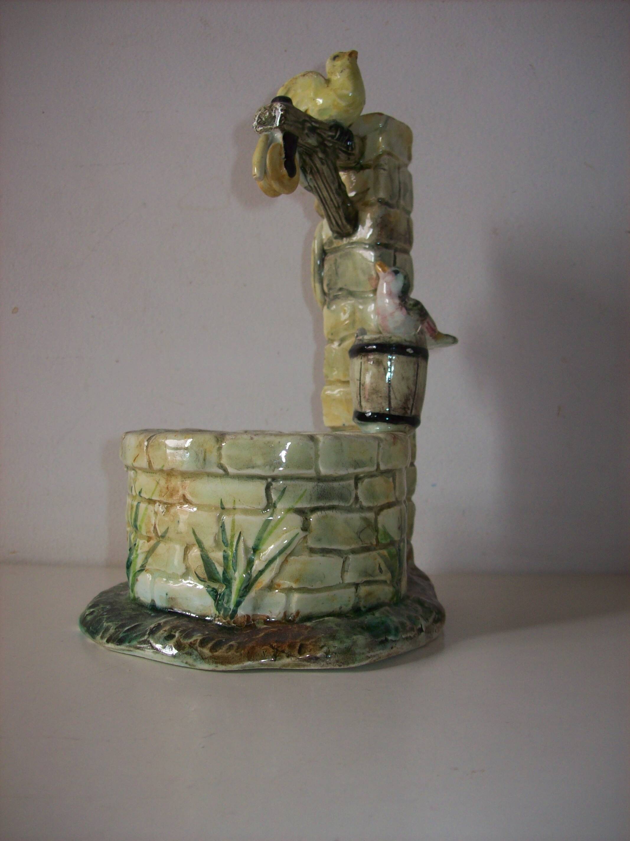 Planter in the style of Jérôme Massier bird well